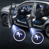 2PCS Car Door Welcome Light Projector Lamp for Peugeot 407 2008-2010