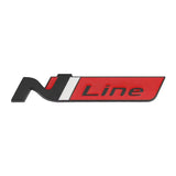 Hyundai N LINE Logo Metal Car Rear Sticker Trunk Emblem Badge Decal