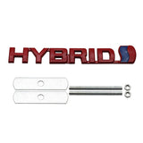 Car Trunk Front Grille Badge Emblem Sticker for Toyota HYBRID Reiz RAV4 Aygo Avensis Auto Whole Body Decal Exterior Accessories