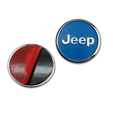 6cm Jeep ABS Car Steering Wheel Center Sticker Decal Emblem Badge