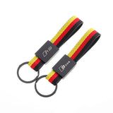 Audi RS Sline Logo Metal Nylon Webbing Car Keychain