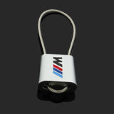 BMW M Power Logo Metal Car Keychain Key Rings Pendant