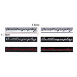 Land Rover Autoliography Supercharged ABS Car Rear Sticker Decal Emblem Badge