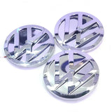 For Volkswagen VW Golf Polo Beetle CC MK7 MK5 Jetta Tiguan Touran Passat 3D LED Car Front Emblem Badge Bright Sticker Accessories