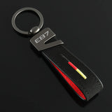 BMW E87 Logo Suede Car Keychain Pendant Key Chain Holder