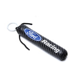 Ford Mustang ST RS Racing Carbon Fiber Car Keyring Keychain
