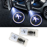 2PCS Car Door Welcome Light Projector Lamp for Peugeot 407 2008-2010