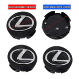4pcs/set 61.5/63mm Car Wheel Hub Center Caps Emblem Cover for Lexus