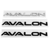20.5x1.7CM ABS Car Sticker Trunk Body Badge Decoration for Avalon Letter Refitting Rear 3D Emblem Styling Accessories