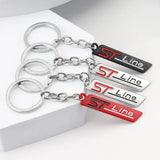 Ford ST Line Logo Metal Car Keychain Keyring
