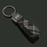 Volkswagen VW R Logo Oxford Webbing Car Keychain Pendant Key Chain Holder