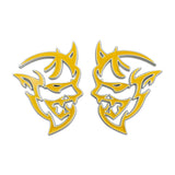 Dodge Demon Logo Metal Car Rear Sticker Fender Side Emblem Badge Decal