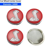 4pcs/set 54/55/59/66/68mm Ford RS Car Wheel Center Hub Caps Hub Covers