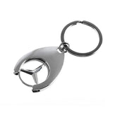 Mercedes Benz Metal Car Keychain Key Ring Holder Pendant