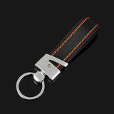 Mercedes Benz AMG PU Leather Car Key Chain Holder Keyring Pandant