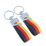 Mercedes Benz AMG Metal Nylon Webbing Car Keychain Keyring