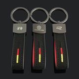 Volkswagen VW R Suede Car Keychain Pendant Key Chain Holder