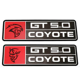 Ford GT350 GT500 Shelby Aluminum Alloy Car Sticker Nameplate Emblem Badge Decal