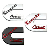 Dodge CUMMINS Power Metal Car Rear Sticker Auto Emblem Badge Decal