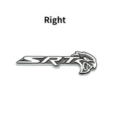 Dodge SRT Metal Car Front Grille Emblem Auto Body Side Sticker Decal