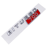 Mercedes Benz BITURBO 700 800 900 Logo ABS Car Rear Sticker