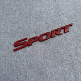 Metal Car Sticker Rear Trunk 3D SPORT Emblem Grille Badge for Highlander Carmy Avalon Prius Corolla Yaris Hilux Styling