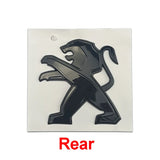 Peugeot 2008 3008 Lion Logo ABS Car Front Hood Sticker Rear Emblem Badge Decal