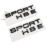 Land Rover SPORT HSE Logo ABS Letter Car Rear Sticker Decal Emblem Badge