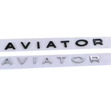 Lincoln AVIATOR Logo ABS Letter Car Rear Sticker Decal Emblem Badge