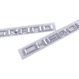 Jeep Grand Cherokee Logo 2021 2020 2019 2018 ABS Car Rear Sticker Auto Body Side Emblem Badge