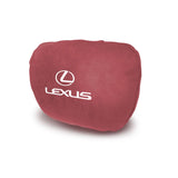 For Lexus Car Comfort Suede Neck Care Waist Pillow Interior Accessories