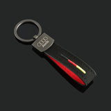 Audi Suede Metal Car Key Chain Keyring