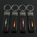 Mercedes Benz C300 Logo Suede Car Keyring Key Chains