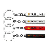 Renault RS LINE Logo Metal Car Key Rings Keychain Pendant