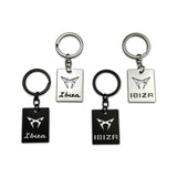 SEAT IBIZA Logo Metal Car Key Rings Keychain Pendant