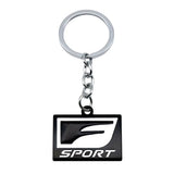 Lexus FSPORT Logo Metal Car Key Rings Keychain Pendant