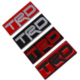 Metal Car Trunk Badge Rear Sticker for TRD Logo Corolla Rav4 Prius Camry Land Cruiser Highlander Yaris Auris Emblem Decal