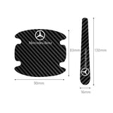 Mercedes Benz Carbon Fiber Car Door Bowl Handle Anti-collision Protective Stickers Scratches Film