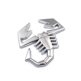 Abarth Scorpion Logo Metal Car Body Sticker Auto Rear Emblem Badge Decal