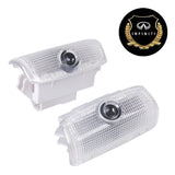 2PCS Car Door Welcome Laser Shadow Lamp Projector LED Light for Infiniti M Series EX Series G Series
