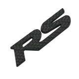 Car Side Emblem Carbon Fiber Pattern Trunk Badge Sticker RS Logo for Honda HRV CRV Beat Jazz Accord Vision Odyssey Insight