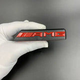 AMG ABS Car Front Grille Emblem Badge for Mercedes Benz A B C E Class W176 W246 W203 W204 W205 W211 W212 W213
