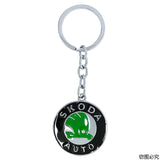 Skoda Logo Metal Car Key Rings Keychain Pendant