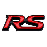 3*1.2CM Car Body Side Emblem Auto Steering Wheel Sticker RS Logo for Honda Fit City Civic HRV CRV Beat Jazz Odyssey CRZ Vezel