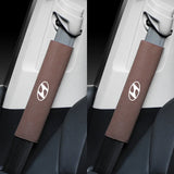 2pcs/set Hyundai Suede Car Safety Belt Pads Shoulder Covers