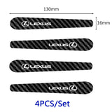 Lexus Carbon Fiber Car Door Bowl Handle Anti-collision Protective Stickers Scratches Film