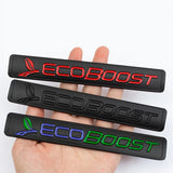 Ford ECOBOOST Metal Car Rear Sticker Auto Body Side Emblem Badge Decal