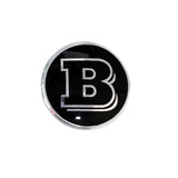 58/75mm Mercedes Benz Brabus Alloy Car Steering Wheel Emblem Cover Sticker