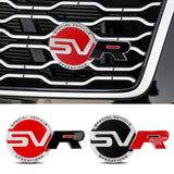 Land Rover SVR Logo Metal Car Front Grille Emblem Badge Rear Sticker Decal