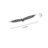 Jeep Trail Hawk Metal Car Rear Sticker Body Side Emblem Decal